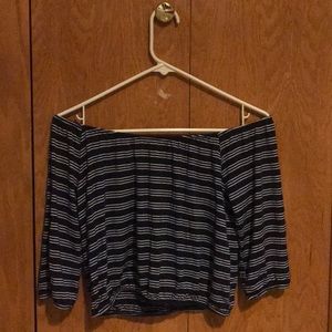 HOLLISTER off the shoulder t-shirt